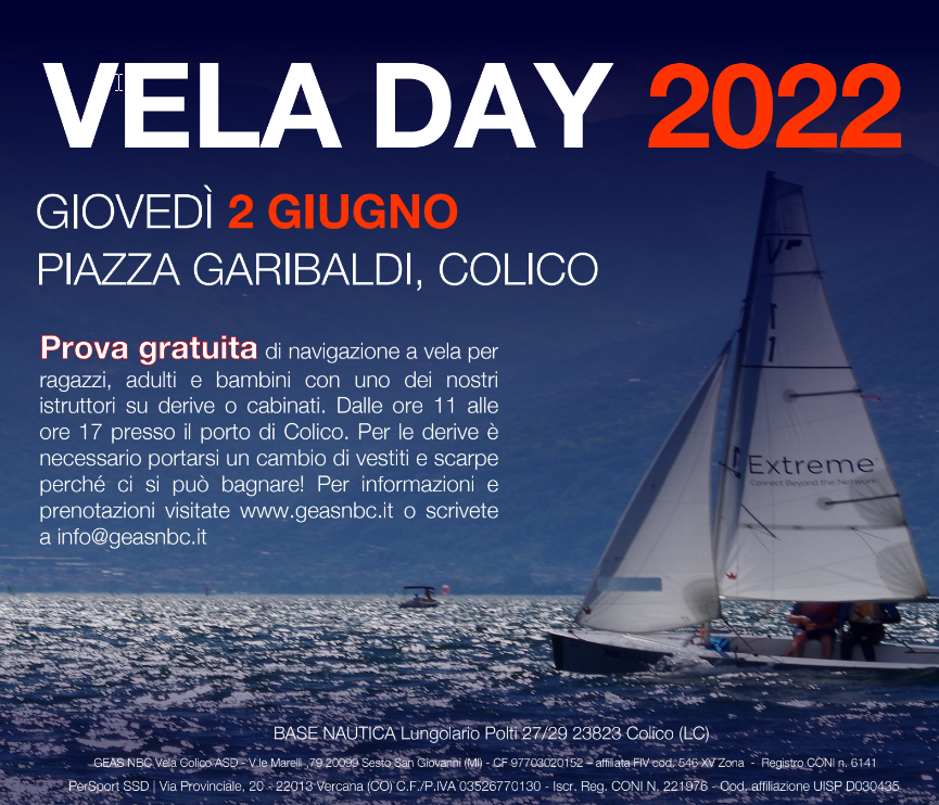 Vela day 2021 Colico Lago di Como Milano